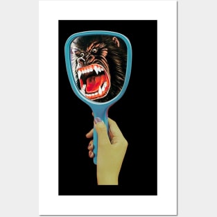 MIRROR GORILLA Posters and Art